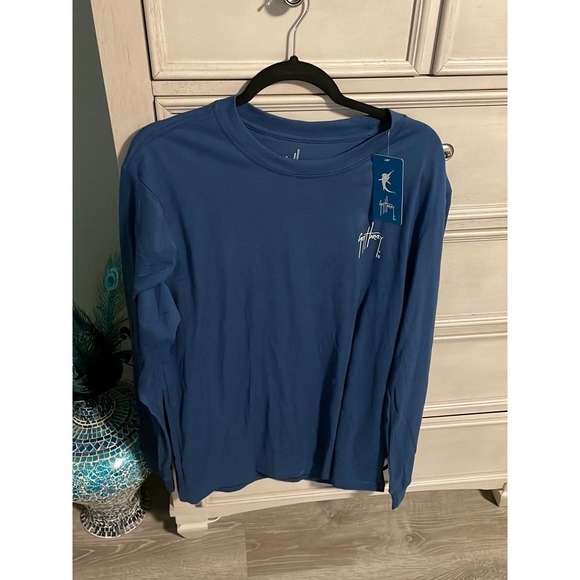 NWT men’s guy Harvey signature graphic long sleeve shirt large - Picture 3 of 5